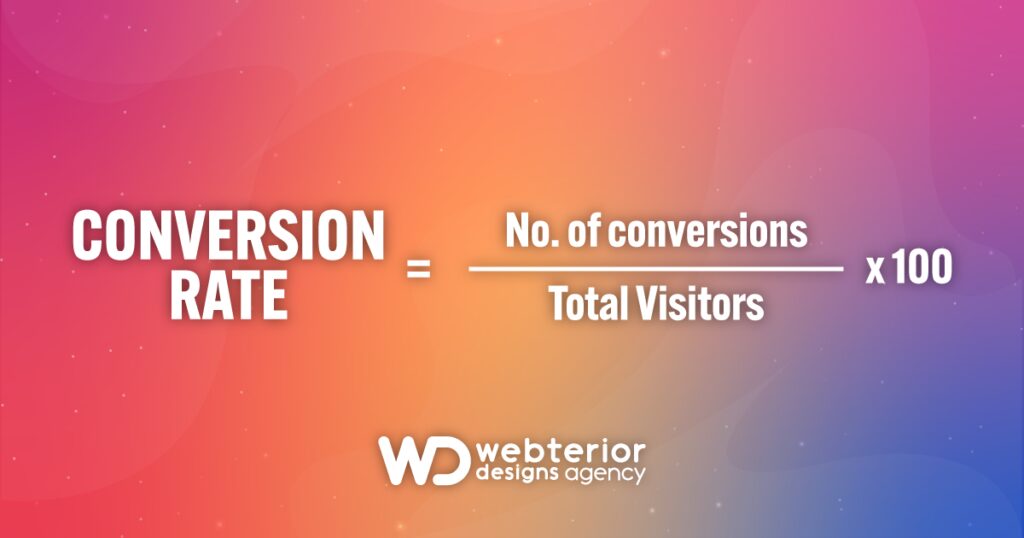 Calculating the conversion rate just needs two numbers you can easily check